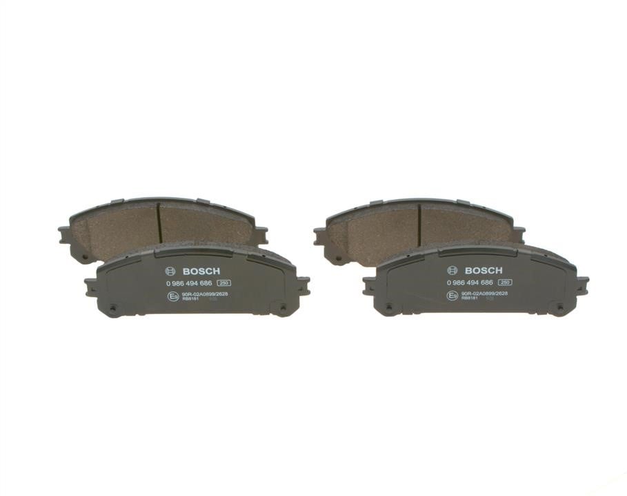Bosch 0 986 494 686 Brake Pad Set, disc brake 0986494686: Buy near me in Poland at 2407.PL - Good price!