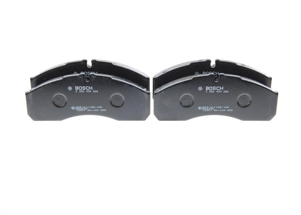 Bosch 0 986 494 266 Brake Pad Set, disc brake 0986494266: Buy near me in Poland at 2407.PL - Good price!
