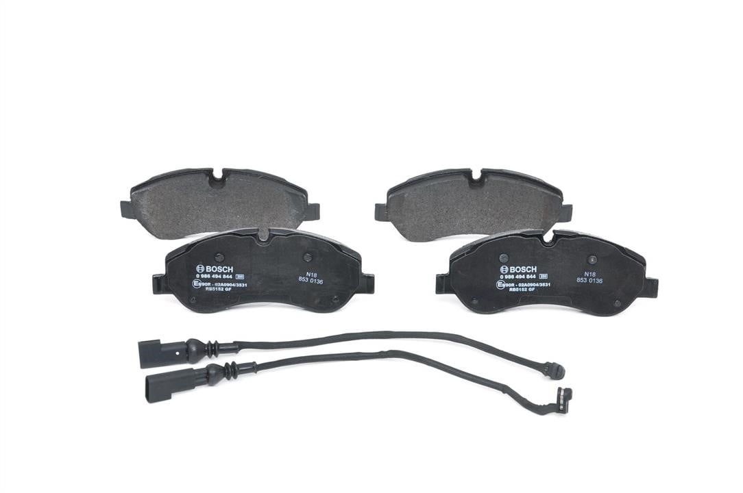 Bosch 0 986 494 844 Brake Pad Set, disc brake 0986494844: Buy near me in Poland at 2407.PL - Good price!