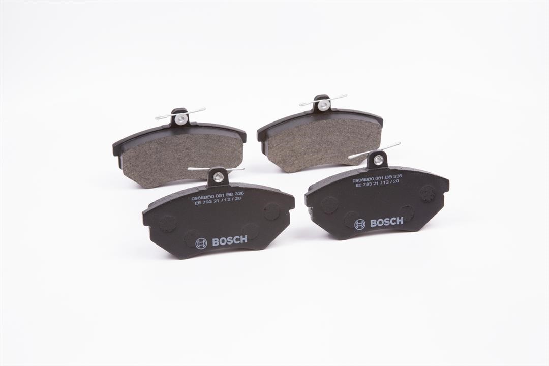 Тормозные колодки дисковые, комплект Bosch 0 986 BB0 081
