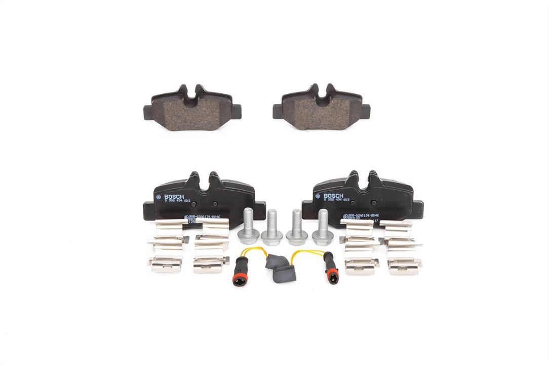 Bosch 0 986 494 603 Brake Pad Set, disc brake 0986494603: Buy near me at 2407.PL in Poland at an Affordable price!