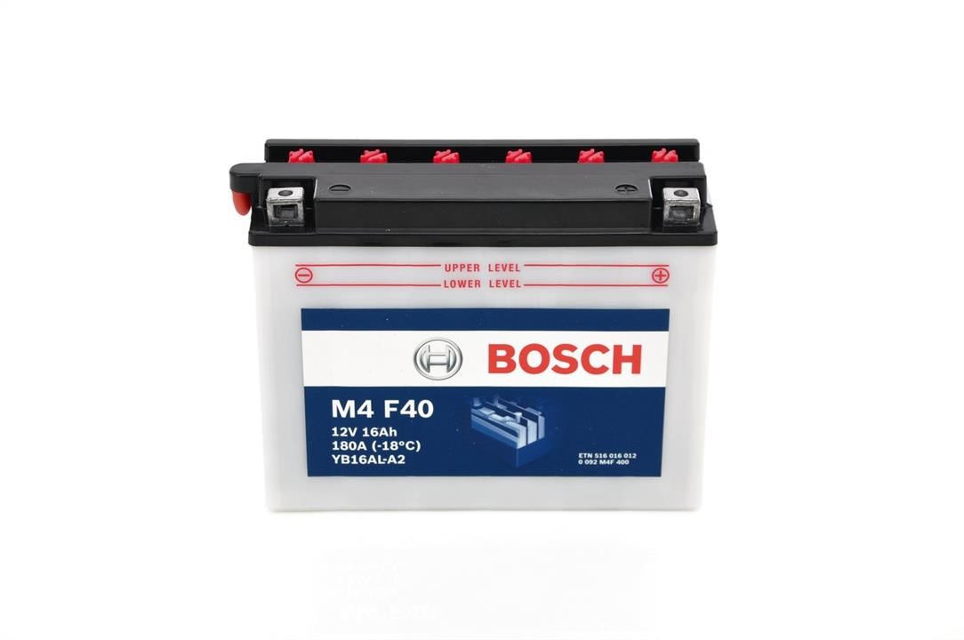 Bosch 0 092 M4F 400 Акумулятор Bosch 12В 16Ач 180А(EN) R+ 0092M4F400: Приваблива ціна - Купити у Польщі на 2407.PL!