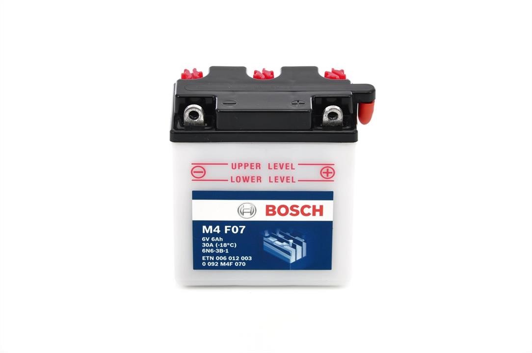 Bosch 0 092 M4F 070 Akumulator Bosch 6V 6Ah 30A(EN) P+ 0092M4F070: Dobra cena w Polsce na 2407.PL - Kup Teraz!