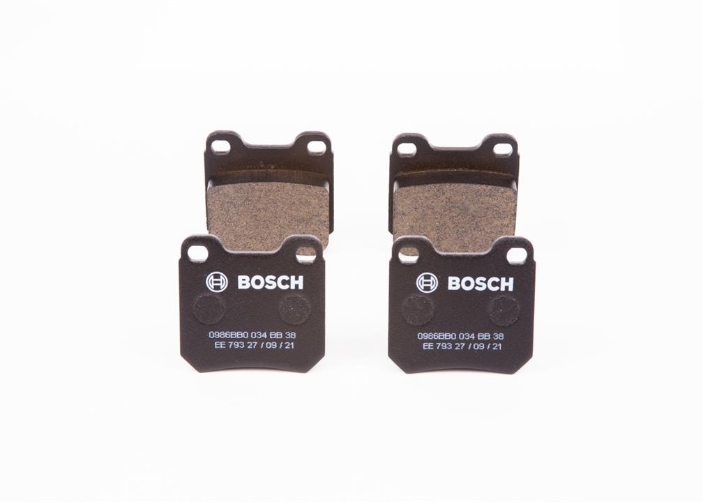 Bosch 0 986 BB0 034 Brake Pad Set, disc brake 0986BB0034: Buy near me in Poland at 2407.PL - Good price!