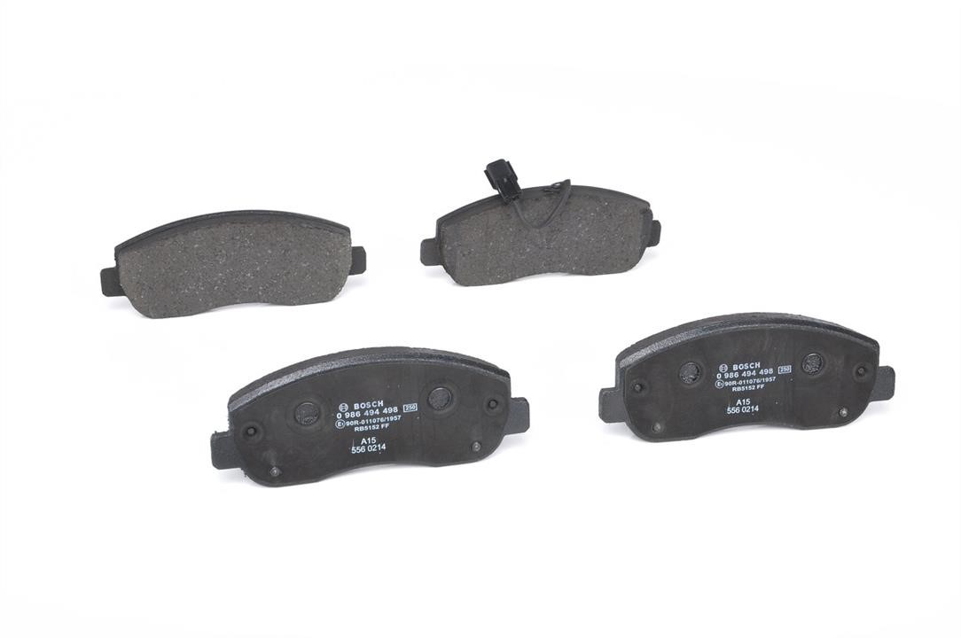 Brake Pad Set, disc brake Bosch 0 986 494 498