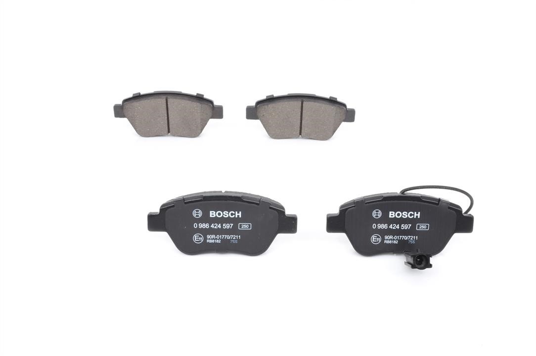 Bosch 0 986 424 597 Brake Pad Set, disc brake 0986424597: Buy near me in Poland at 2407.PL - Good price!