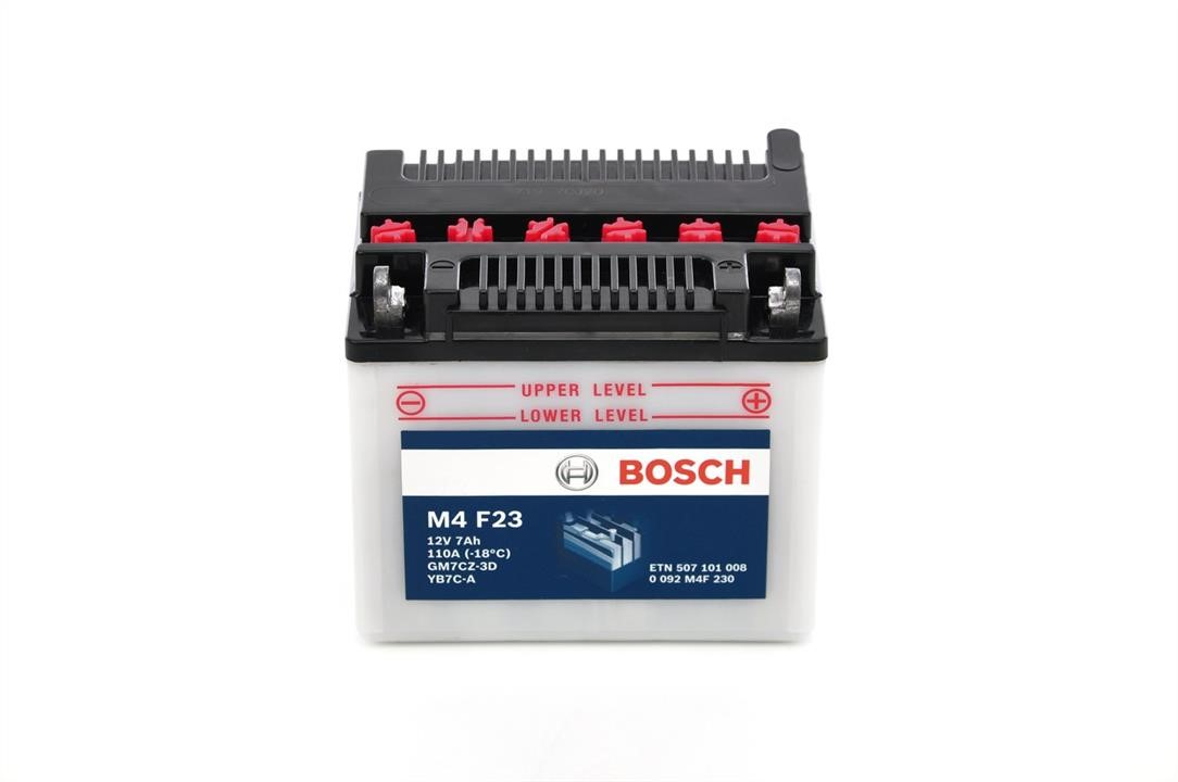 Bosch 0 092 M4F 230 Akumulator Bosch 12V 7Ah 80A(EN) P+ 0092M4F230: Dobra cena w Polsce na 2407.PL - Kup Teraz!