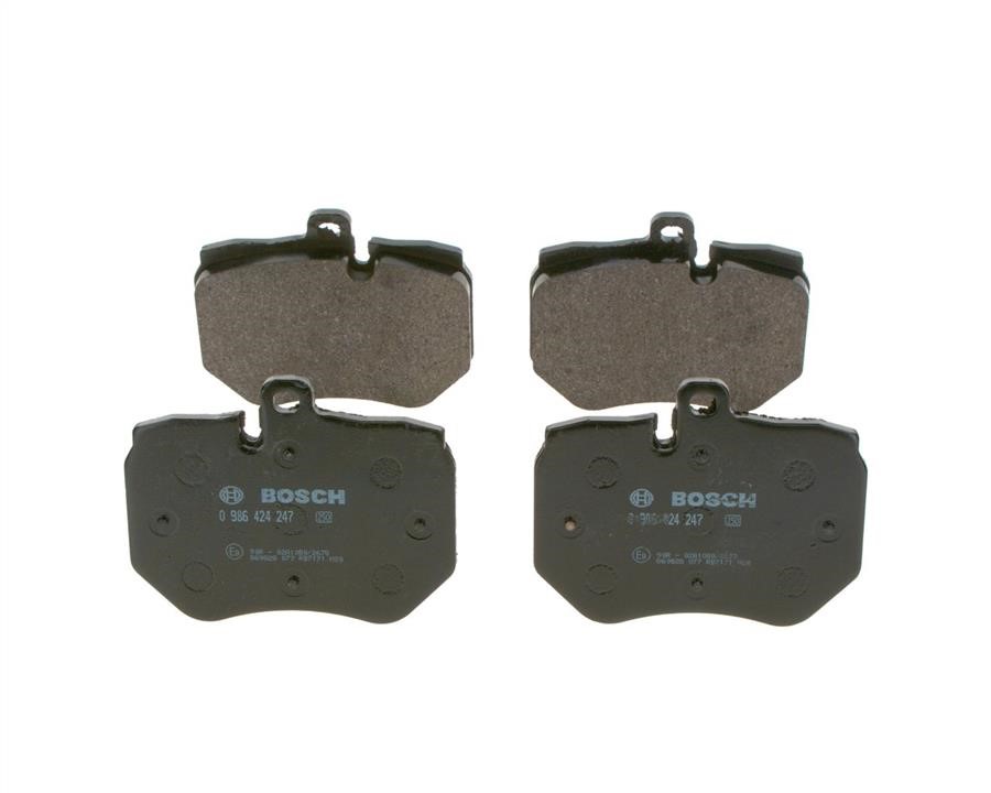 Bosch 0 986 424 247 Тормозные колодки дисковые, комплект 0986424247: Отличная цена - Купить в Польше на 2407.PL!