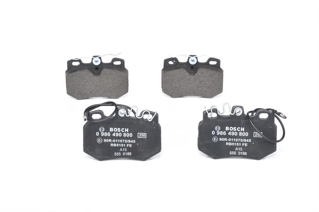 Bosch 0 986 490 800 Brake Pad Set, disc brake 0986490800: Buy near me in Poland at 2407.PL - Good price!