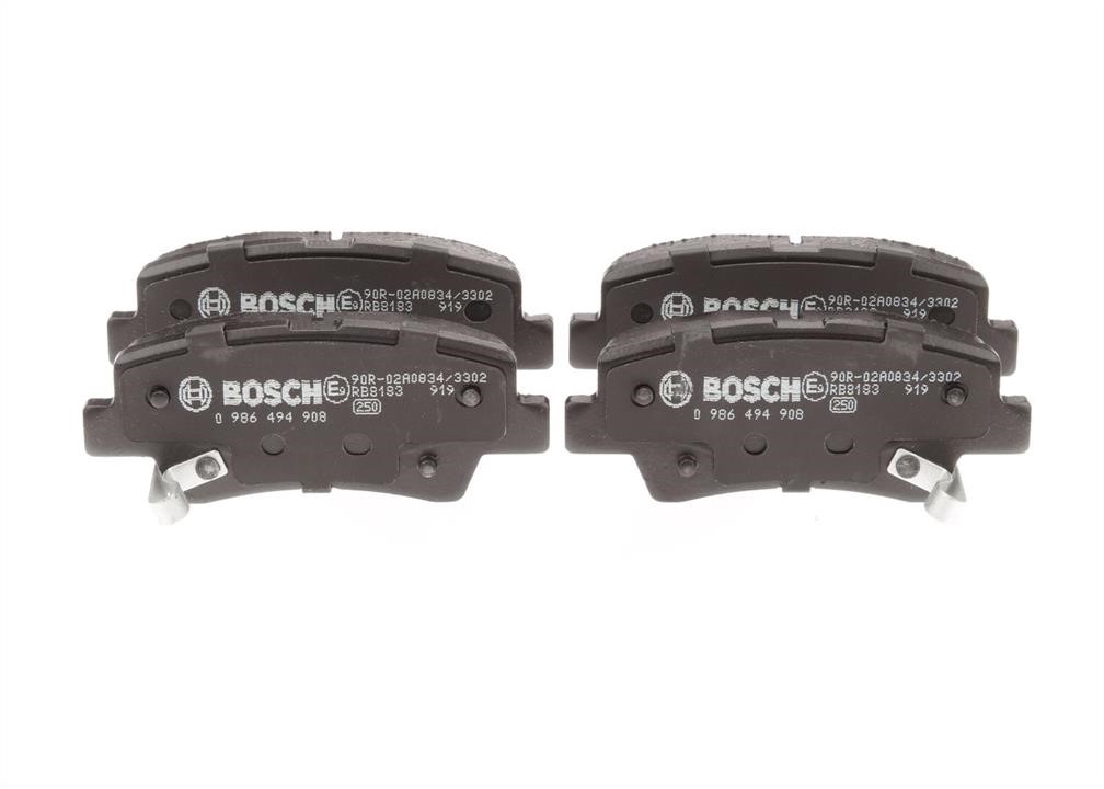 Bosch 0 986 494 908 Гальмівні колодки, комплект 0986494908: Приваблива ціна - Купити у Польщі на 2407.PL!