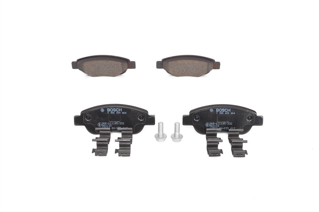 Bosch 0 986 494 606 Brake Pad Set, disc brake 0986494606: Buy near me at 2407.PL in Poland at an Affordable price!