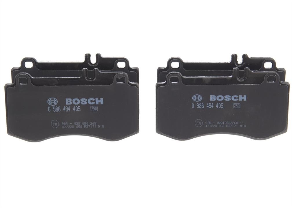 Bosch 0 986 494 405 Brake Pad Set, disc brake 0986494405: Buy near me in Poland at 2407.PL - Good price!