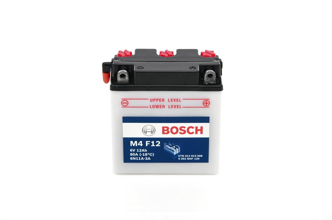 Bosch 0 092 M4F 120 Battery Bosch 6V 12Ah 80A(EN) R+ 0092M4F120: Buy near me at 2407.PL in Poland at an Affordable price!