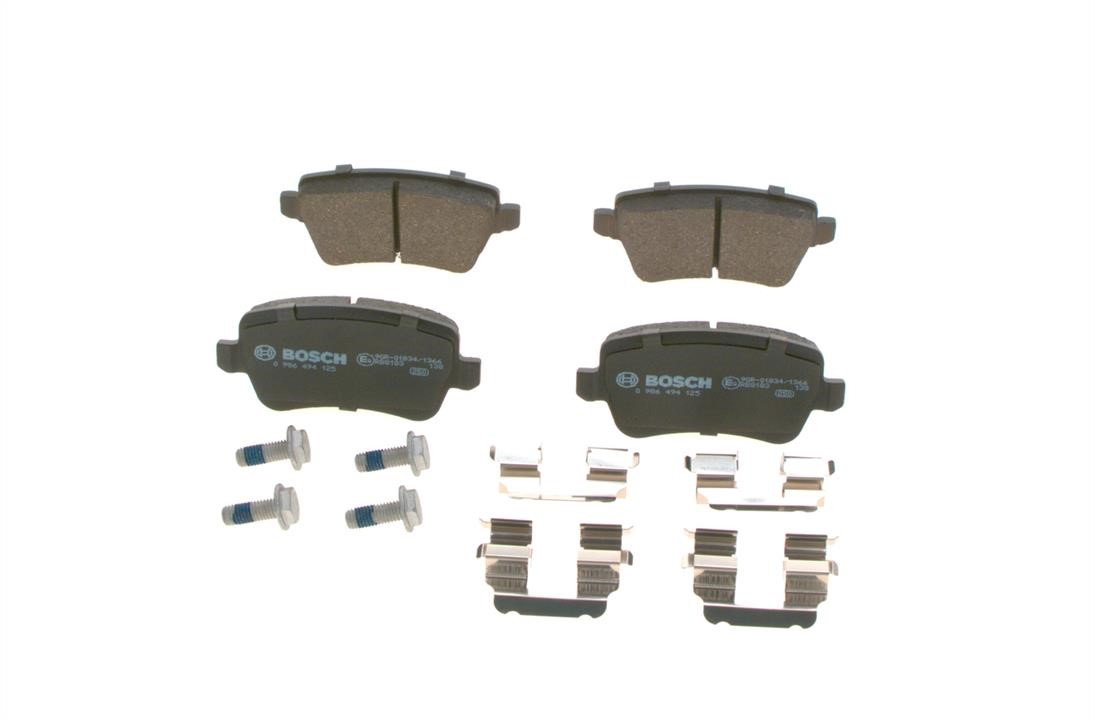 Bosch 0 986 494 125 Brake Pad Set, disc brake 0986494125: Buy near me in Poland at 2407.PL - Good price!