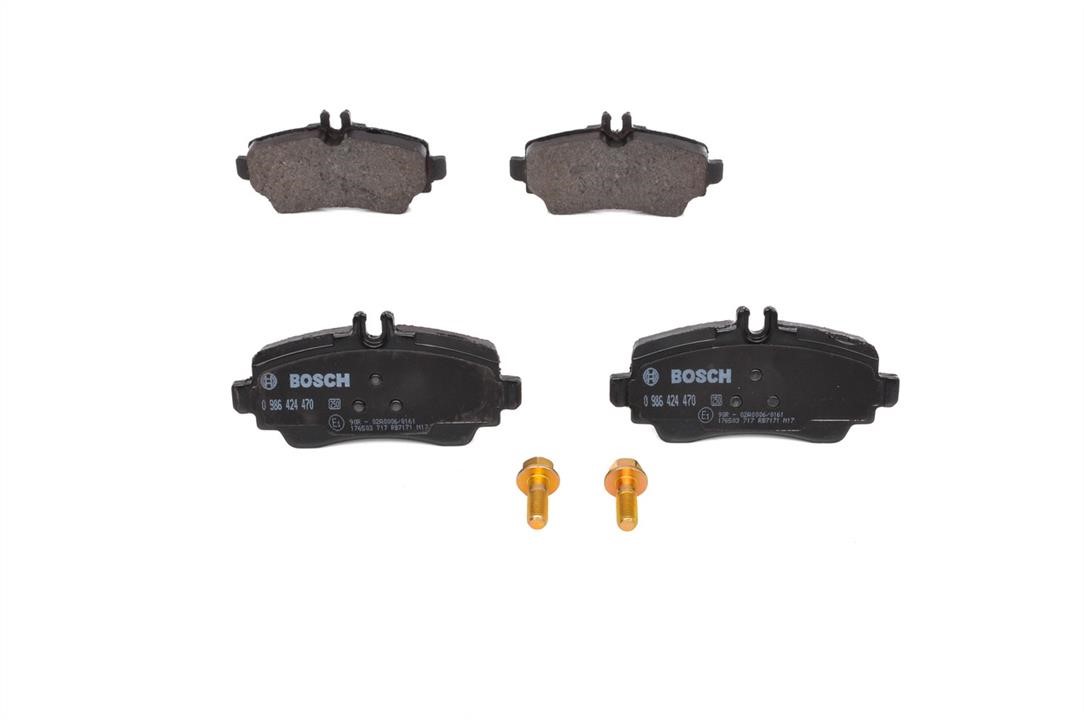 Bosch 0 986 424 470 Brake Pad Set, disc brake 0986424470: Buy near me at 2407.PL in Poland at an Affordable price!