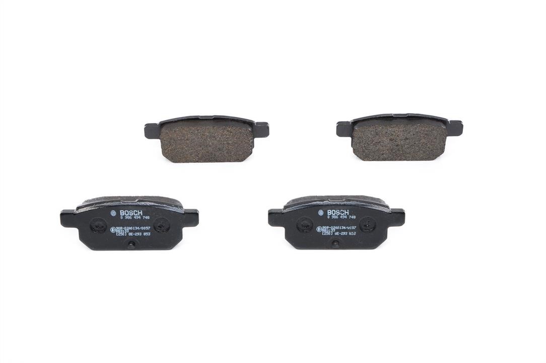 Bosch 0 986 494 748 Brake Pad Set, disc brake 0986494748: Buy near me in Poland at 2407.PL - Good price!