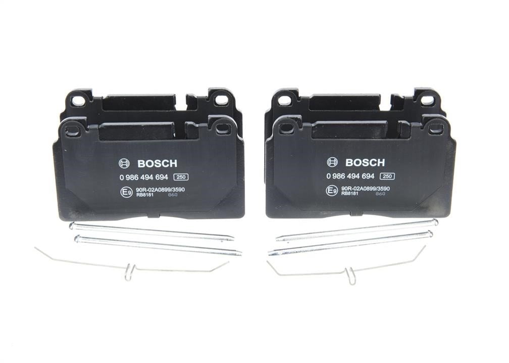 Bosch 0 986 494 694 Brake Pad Set, disc brake 0986494694: Buy near me in Poland at 2407.PL - Good price!