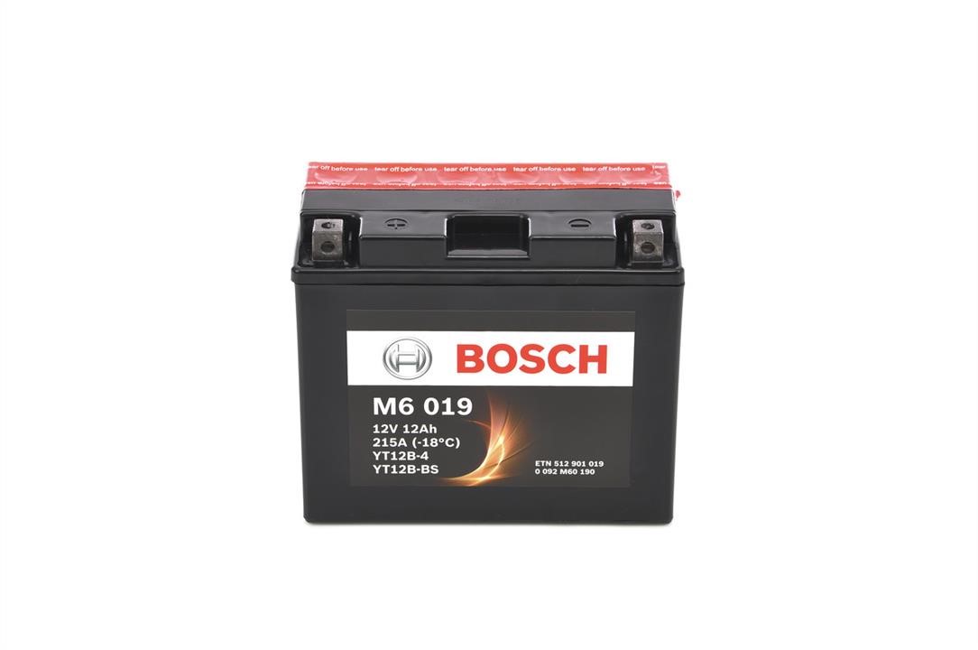 Bosch 0 092 M60 190 Battery Bosch 12V 12Ah 215A(EN) L+ 0092M60190: Buy near me at 2407.PL in Poland at an Affordable price!