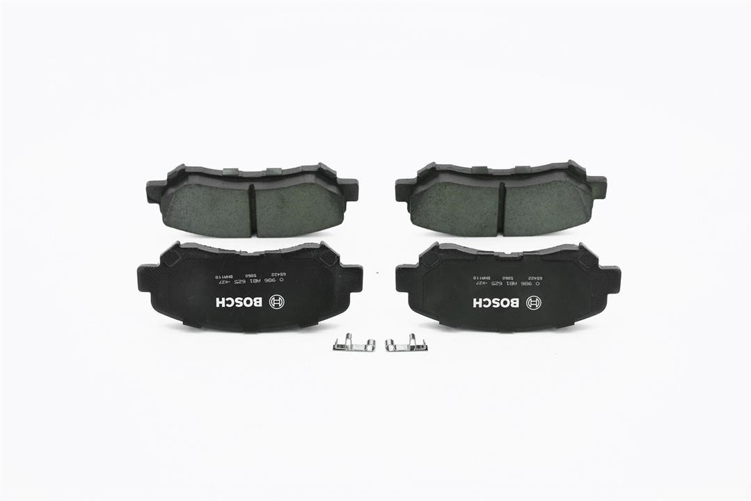 Bosch 0 986 AB1 625 Brake Pad Set, disc brake 0986AB1625: Buy near me in Poland at 2407.PL - Good price!