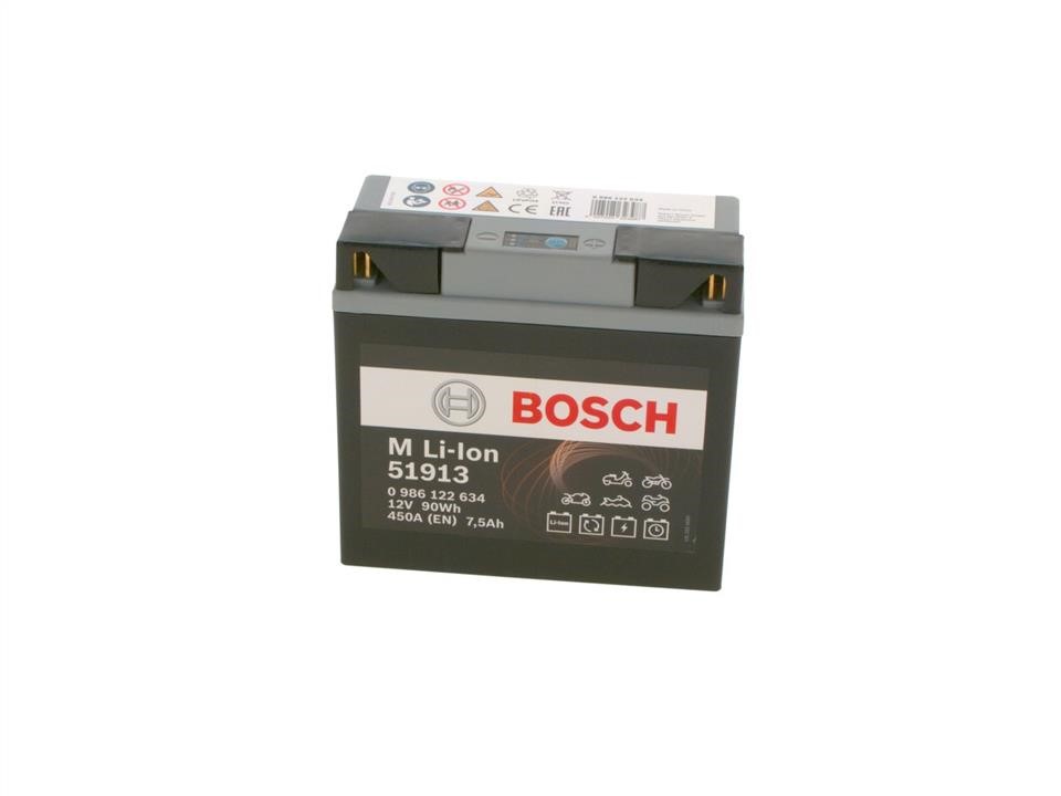 Bosch 0 986 122 634 Аккумулятор Bosch 12В 7,5Ач 450А(EN) R+ 0986122634: Отличная цена - Купить в Польше на 2407.PL!