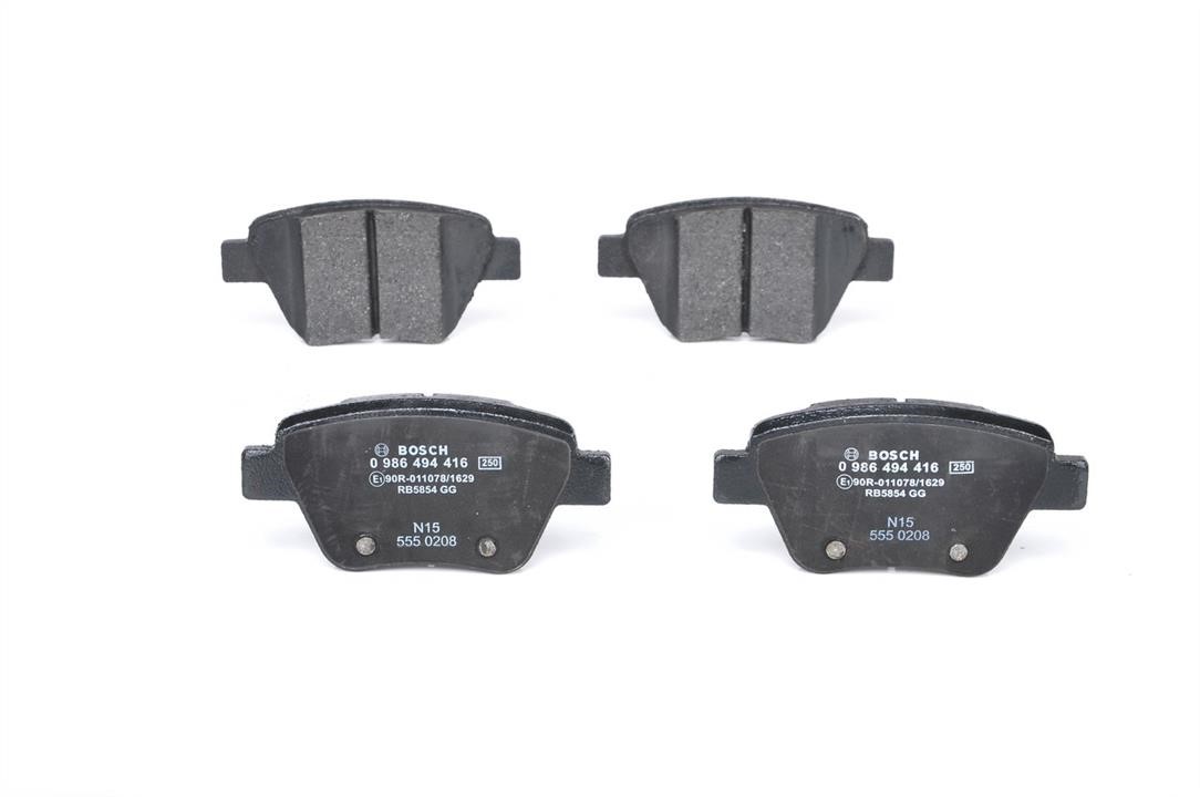 Bosch Rear disc brake pads, set – price 162 PLN