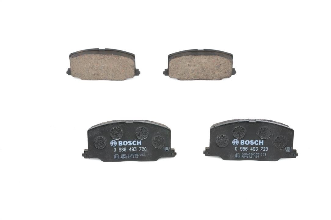 Bosch 0 986 493 720 Brake Pad Set, disc brake 0986493720: Buy near me at 2407.PL in Poland at an Affordable price!