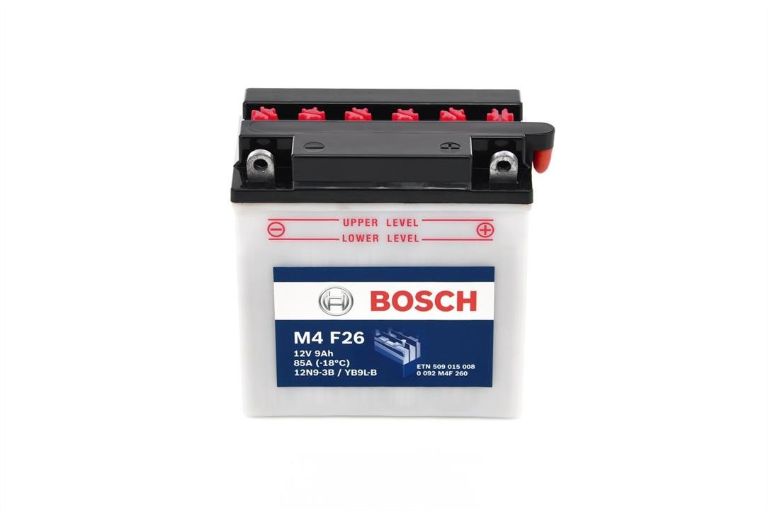 Bosch 0 092 M4F 260 Akumulator Bosch 12V 9Ah 85A(EN) P+ 0092M4F260: Dobra cena w Polsce na 2407.PL - Kup Teraz!