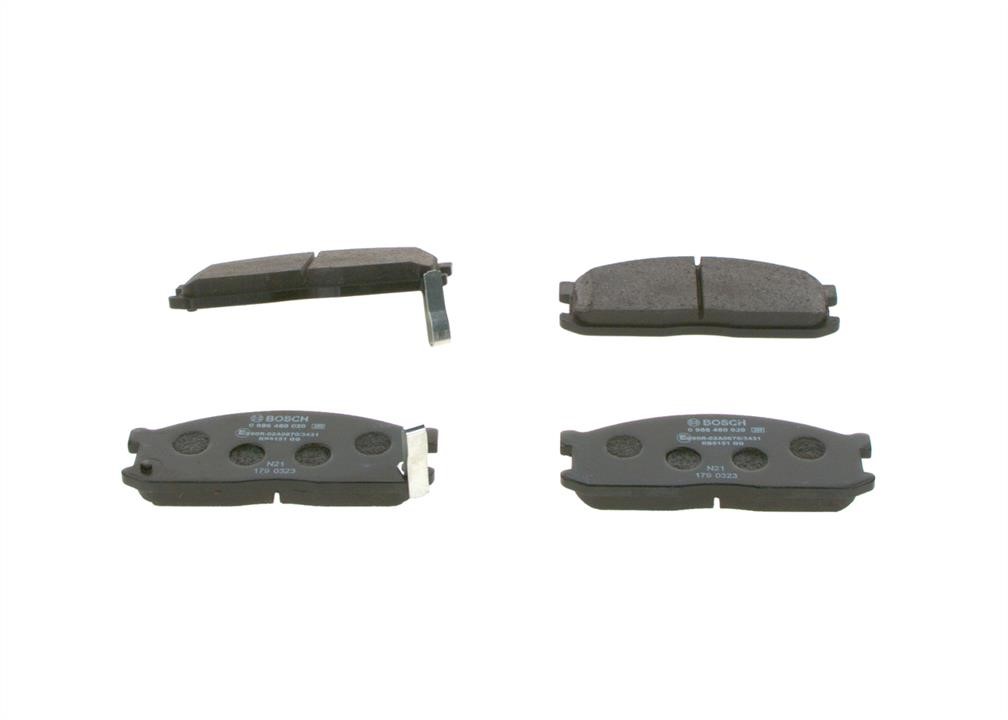 Bosch 0 986 460 020 Brake Pad Set, disc brake 0986460020: Buy near me at 2407.PL in Poland at an Affordable price!
