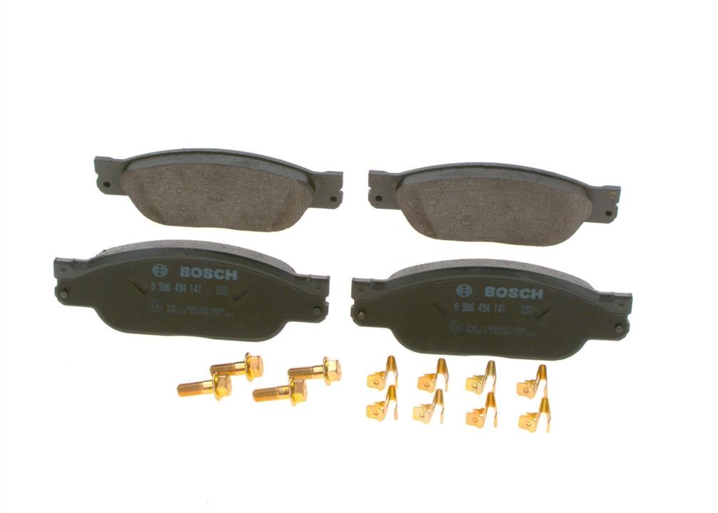 Bosch 0 986 494 141 Brake Pad Set, disc brake 0986494141: Buy near me in Poland at 2407.PL - Good price!