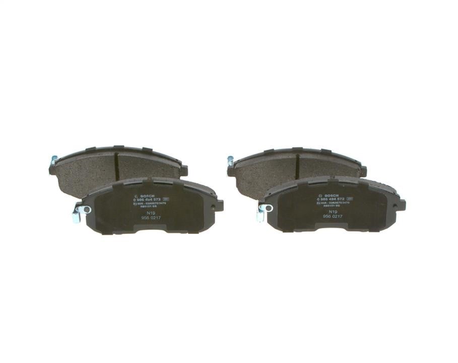 Bosch 0 986 494 572 Front disc brake pads, set 0986494572: Buy near me in Poland at 2407.PL - Good price!