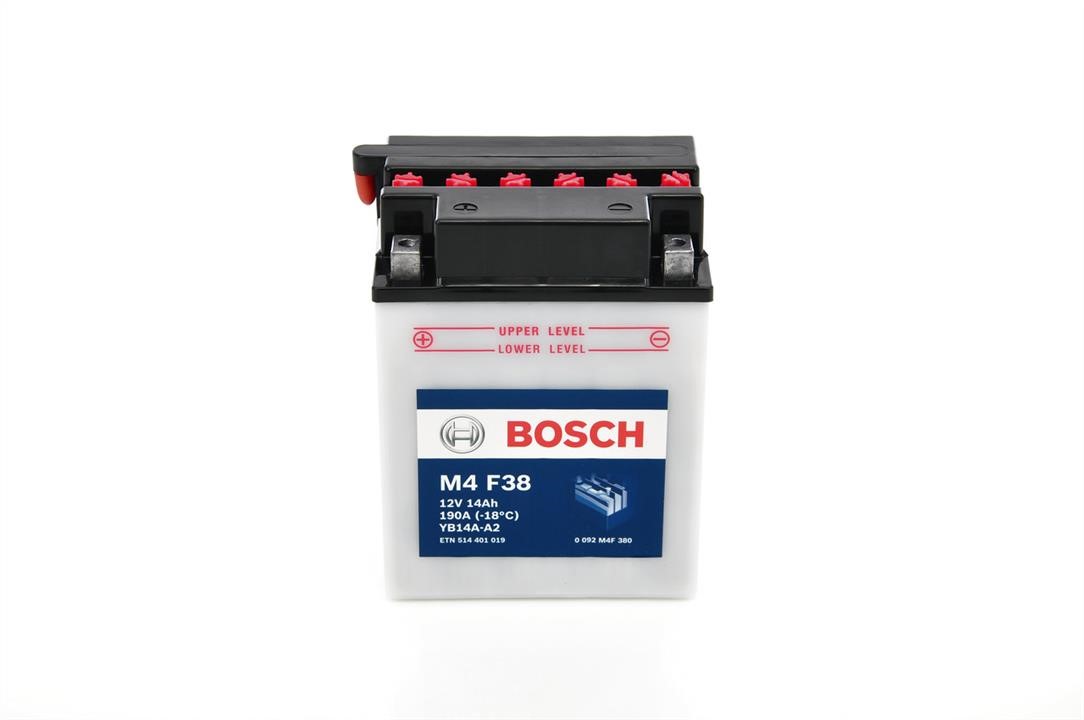 Bosch 0 092 M4F 380 Battery Bosch 12V 14Ah 190A(EN) R+ 0092M4F380: Buy near me in Poland at 2407.PL - Good price!