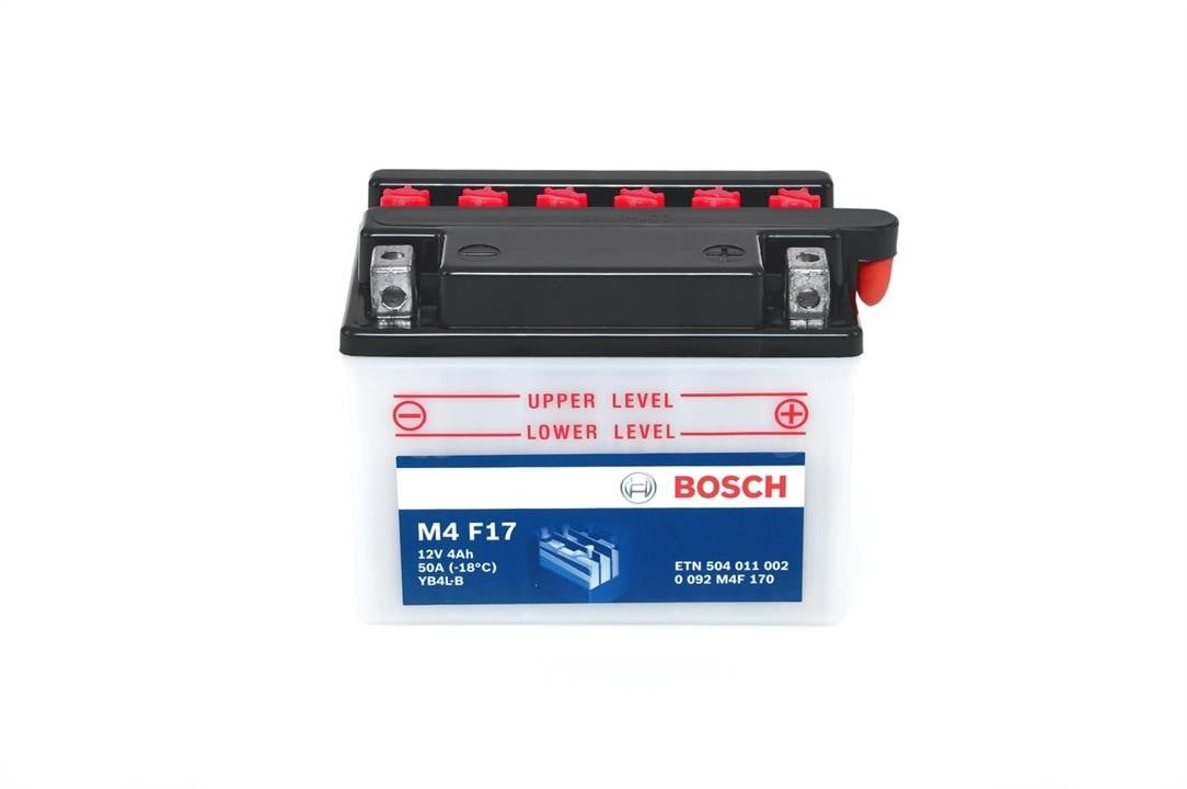 Bosch 0 092 M4F 170 Akumulator Bosch 12V 4Ah 50A(EN) R+ 0092M4F170: Dobra cena w Polsce na 2407.PL - Kup Teraz!