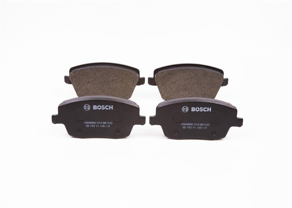 Bosch 0 986 BB0 518 Brake Pad Set, disc brake 0986BB0518: Buy near me in Poland at 2407.PL - Good price!