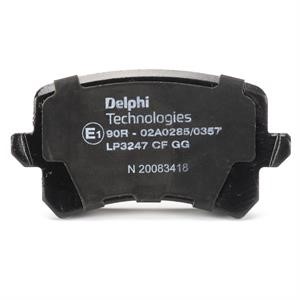 Delphi LP3247 Klocki hamulcowe, zestaw LP3247: Dobra cena w Polsce na 2407.PL - Kup Teraz!