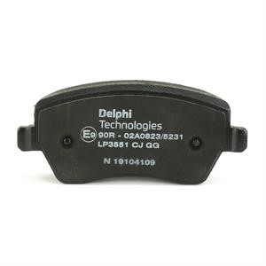 Delphi LP3551 Тормозные колодки дисковые, комплект LP3551: Отличная цена - Купить в Польше на 2407.PL!