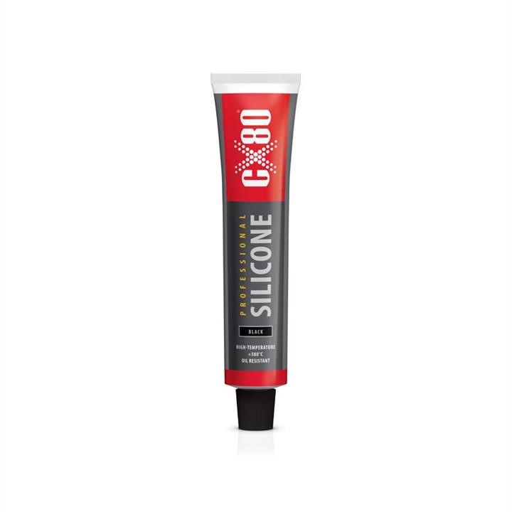 CX80 324 Sealant for gasket molding SILICONE PROFESIONAL 80 ml (black) 324: Buy near me in Poland at 2407.PL - Good price!