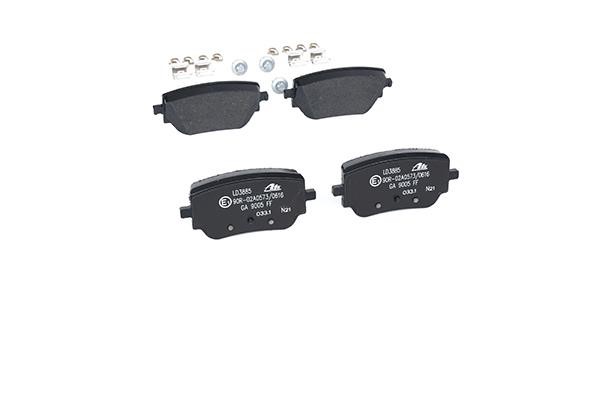 ATE CERAMIC disc brake pads, set Ate 13.0470-3885.2