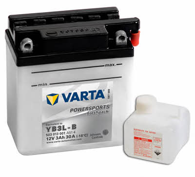 Varta 503013001A514 Battery Varta 12V 3AH 30A(EN) R+ 503013001A514: Buy near me in Poland at 2407.PL - Good price!