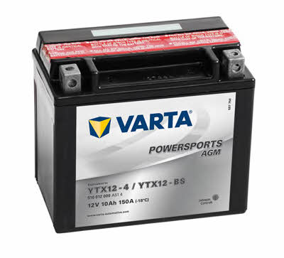 Varta 510012009A514 Battery Varta 12V 10AH 150A(EN) L+ 510012009A514: Buy near me in Poland at 2407.PL - Good price!