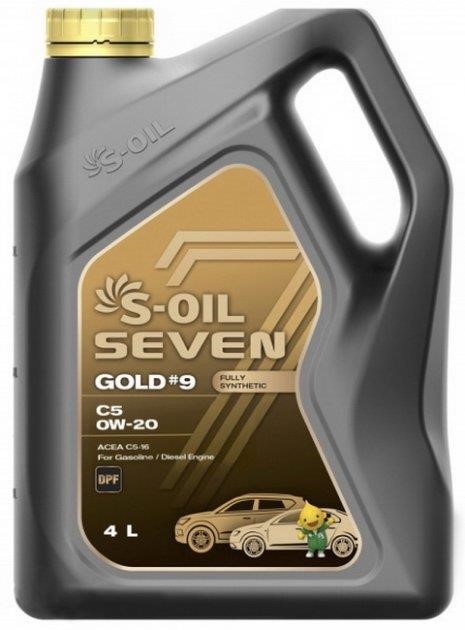 S-Oil SGC50204 Engine oil S-Oil Seven Gold #9 0W-20, 4L SGC50204: Buy near me in Poland at 2407.PL - Good price!