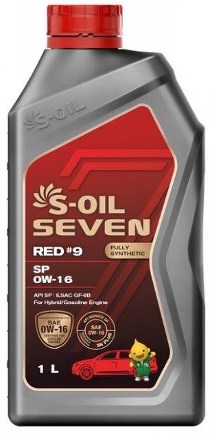 S-Oil SRSP0161 Engine oil S-Oil Seven Red #9 0W-16, 1L SRSP0161: Buy near me in Poland at 2407.PL - Good price!