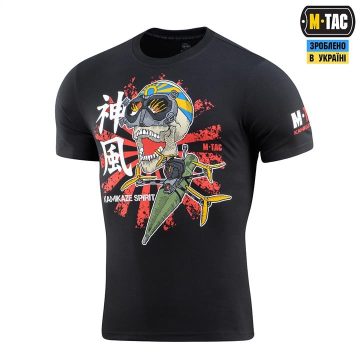 M-Tac 29748-XXL Футболка M-Tac Kamikaze Spirit Black Size XXL 29748XXL: Отличная цена - Купить в Польше на 2407.PL!