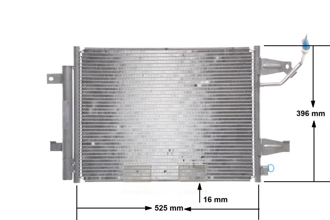 Mahle/Behr AC 509 000S Радиатор кондиционера (Конденсатор) AC509000S: Отличная цена - Купить в Польше на 2407.PL!