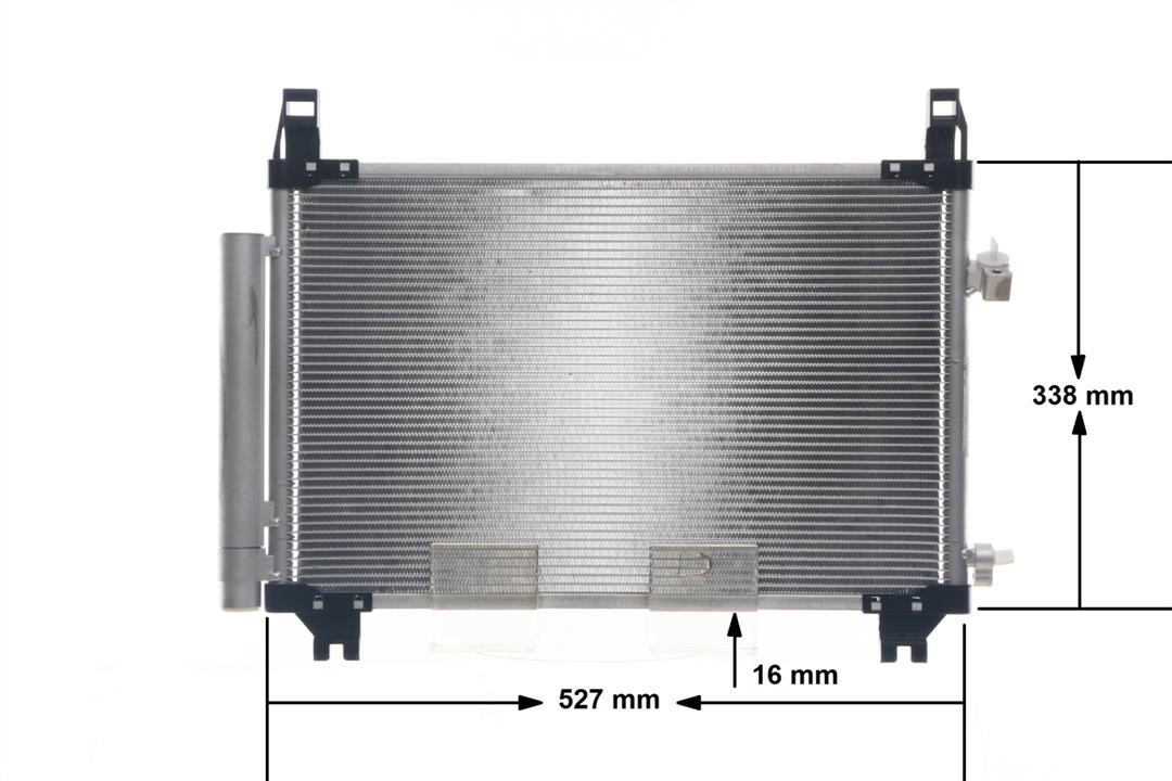 Mahle/Behr AC 806 000S Радиатор кондиционера (Конденсатор) AC806000S: Отличная цена - Купить в Польше на 2407.PL!
