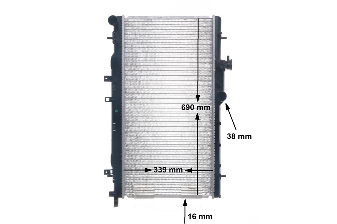 Mahle/Behr CR 1560 000S Radiator, engine cooling CR1560000S: Buy near me in Poland at 2407.PL - Good price!