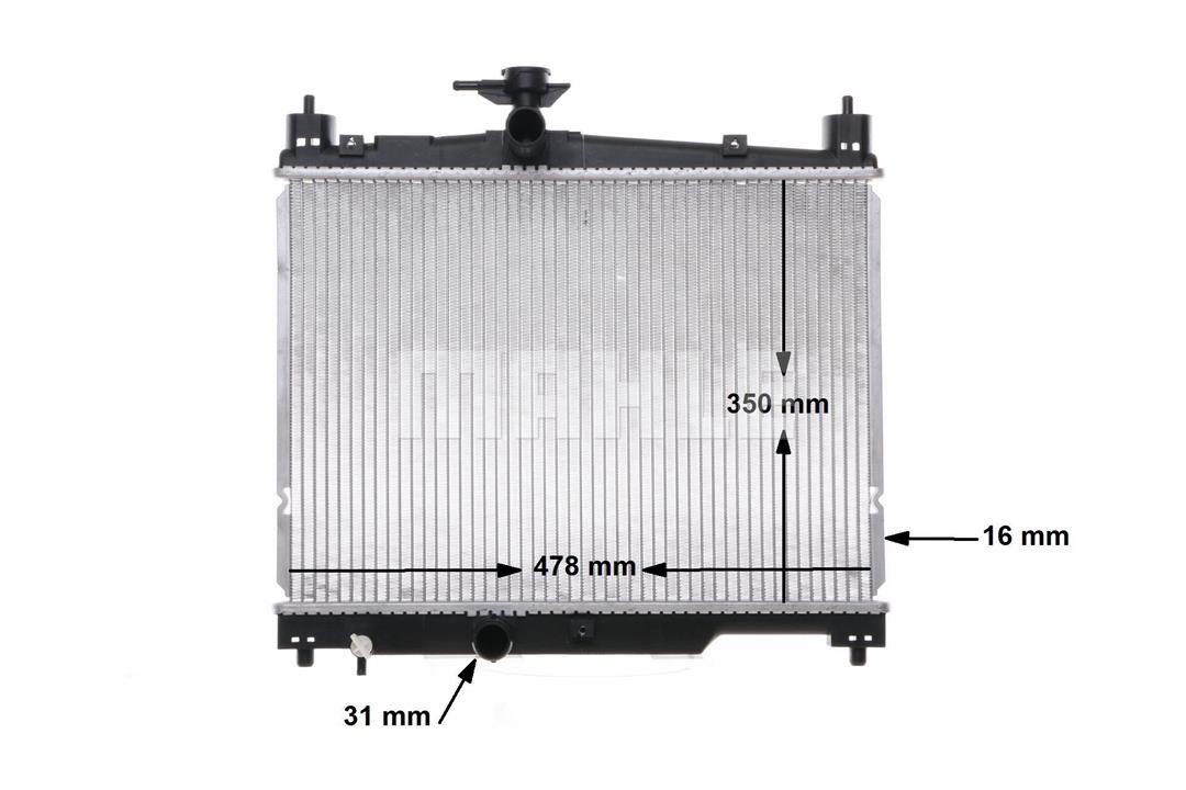 Mahle/Behr CR 539 000S Radiator, engine cooling CR539000S: Buy near me at 2407.PL in Poland at an Affordable price!