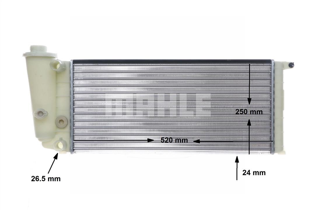 Mahle/Behr CR 617 000S Radiator, engine cooling CR617000S: Buy near me at 2407.PL in Poland at an Affordable price!
