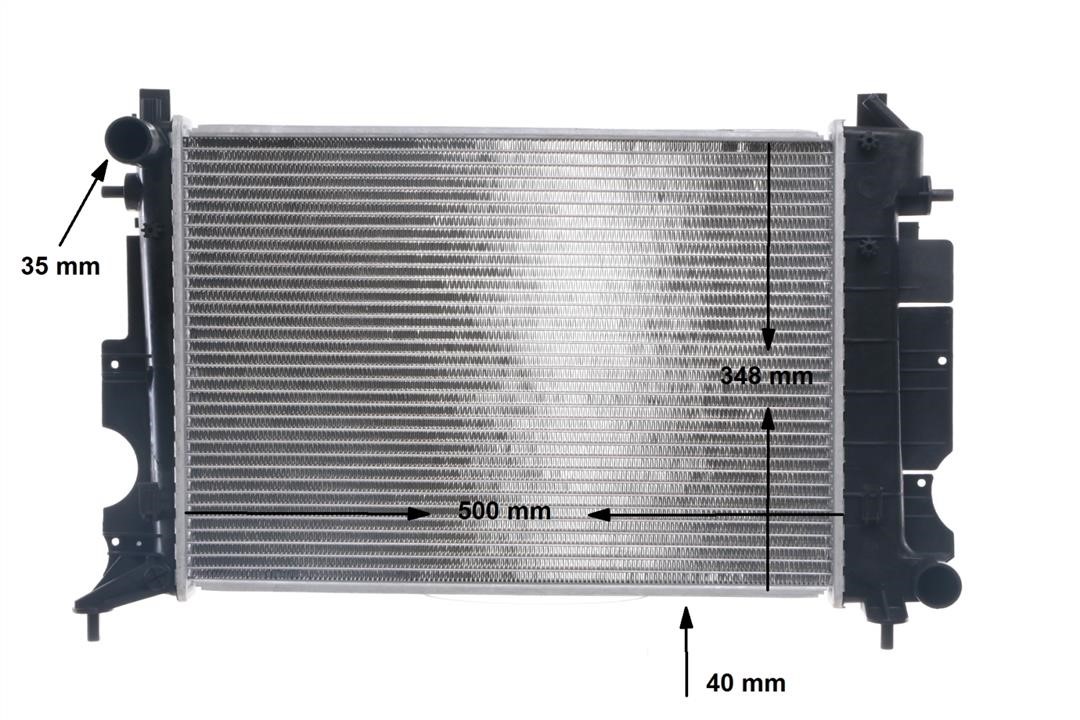 Mahle/Behr CR 643 000S Radiator, engine cooling CR643000S: Buy near me in Poland at 2407.PL - Good price!