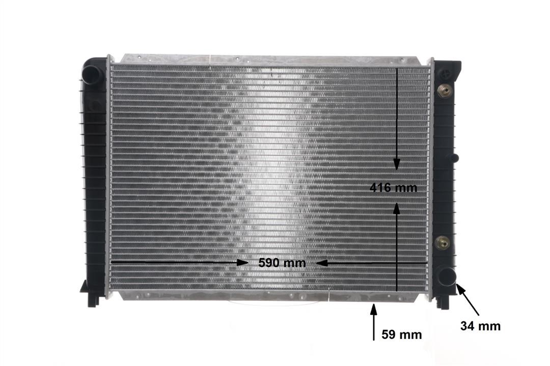 Mahle/Behr CR 654 000S Radiator, engine cooling CR654000S: Buy near me in Poland at 2407.PL - Good price!