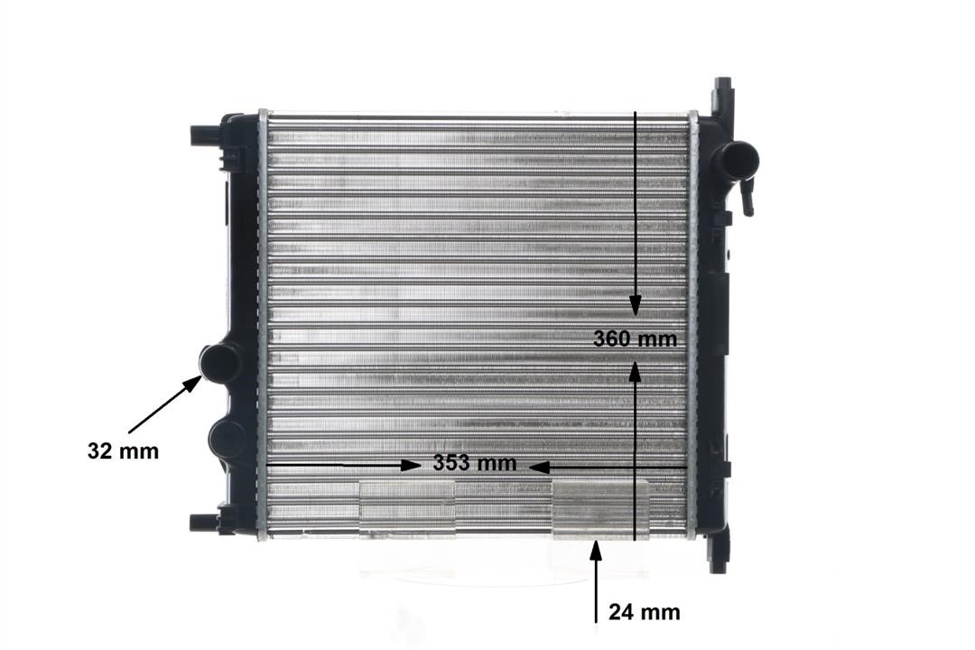 Mahle/Behr CR 831 001S Radiator, engine cooling CR831001S: Buy near me at 2407.PL in Poland at an Affordable price!